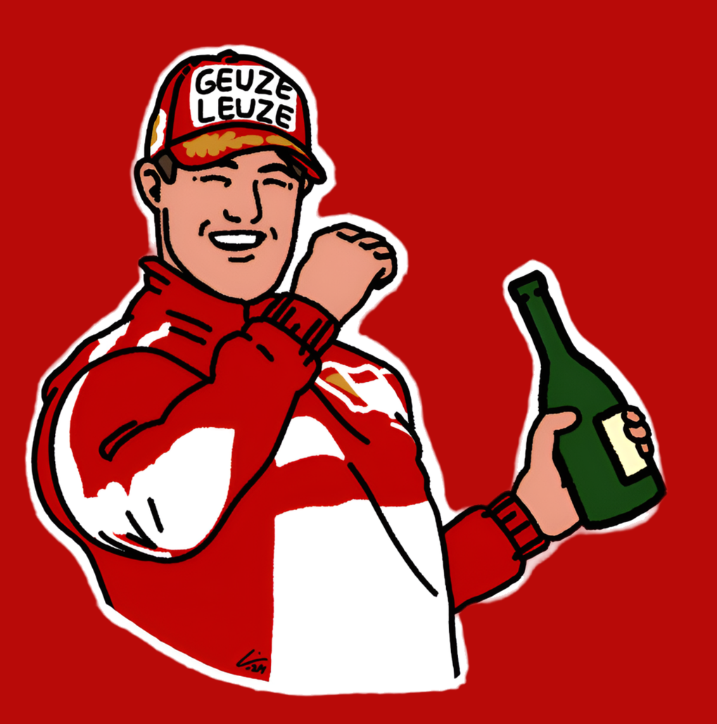 Geuze-Leuze sticker “Monza Champion”